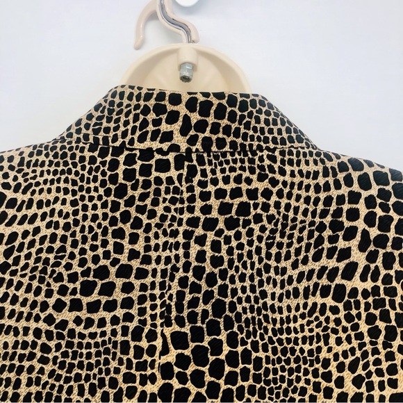 Allison Taylor Animal Print Silk Jacket - Picture 5 of 16